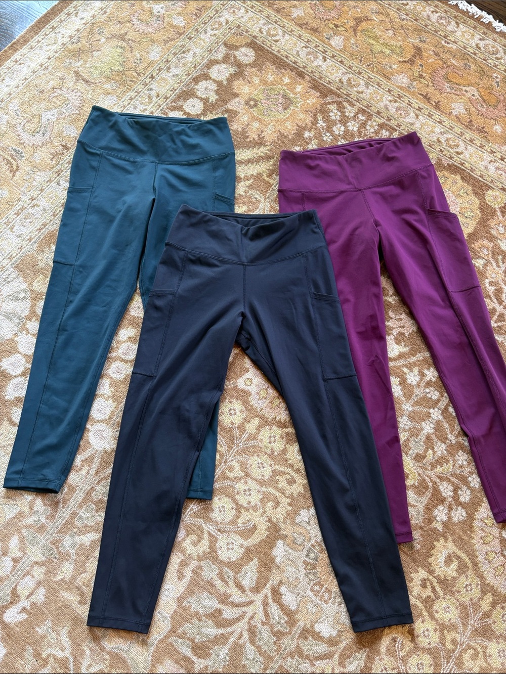 Banana Republic Women's “Commuter Pants”Trio - Green, Black, Plum